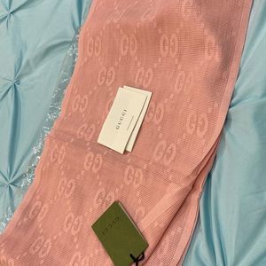 Gucci pink scarf